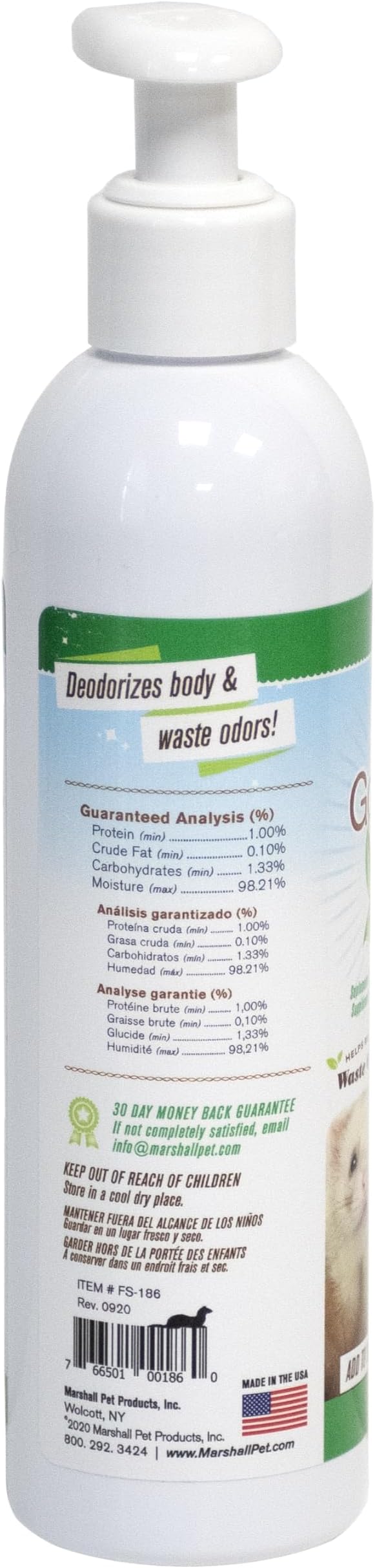 Marshall Pet GoodBye Natural Waste Deodorizer - 8oz