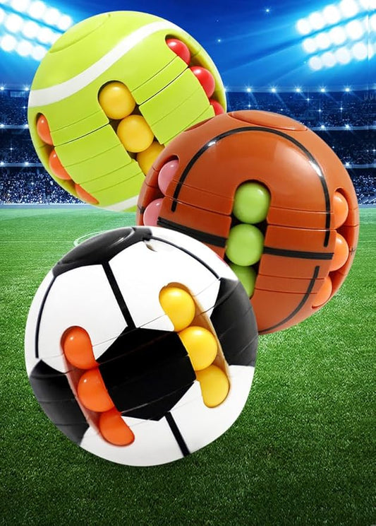 Puzzle Sport Ball Toys - 3D Brain Teasers and Puzzle Games for Kids and Adults, Sensory Toys Gifts, Intelligence 2.5" Magic Bead, Adult Relieve Stress, Hand Sport, Boys Girls Birthday Gift