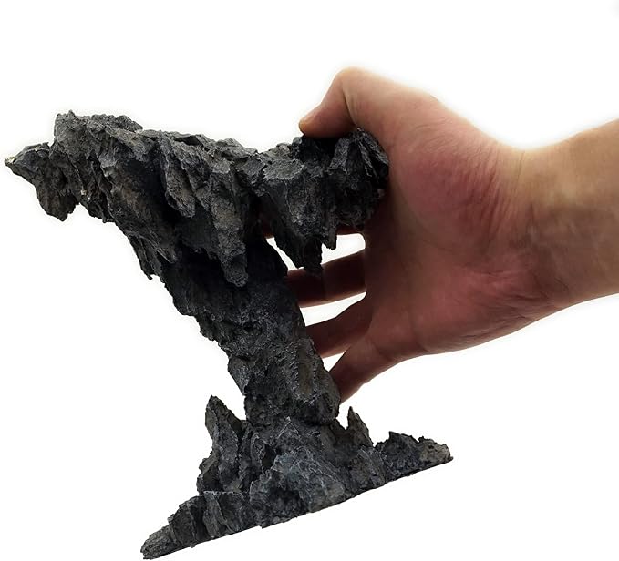Allcolor Fish Tank Decor Rocks.Aquarium Decoration Model.Easy and Quick Solution for Aquascaping.(Twilight)