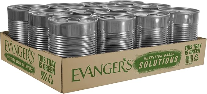 Evanger's Complements Grain Free Pork for Dogs & Cats – 12 Count, 12.5 oz Each – Single Protein, Grain & Gluten Free, Limited Ingredients, Nutrient-Rich Broth – Wet Dog & Cat Food