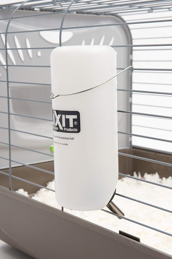 Lixit Wide Mouth BPA-Free Water Bottles with Colorful Graphics for Guinea Pigs, Rats, Chinchillas and Other Small Animals. (32oz)