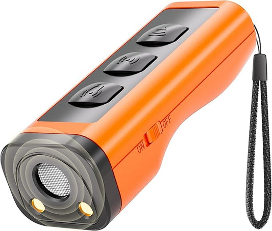 VUL Dog Bark Deterrent Device, Ultrasonic Anti Barking Device for Dogs Up to 50ft, Humane Dog Training Tool, Stops Barking, Chewing & Bad Behavior, No Shock, Alternative to Bark Colla