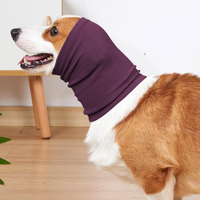 Nanaki Dog Calming Hoodie Ear Wraps for Dogs, Pet Head Protection, Fireworks Ear Muffs Doggy Warp Anxiety Relief, Doggy Hematoma Wrap, Pet Head Cover The Grooming and Force Drying, Fireworks
