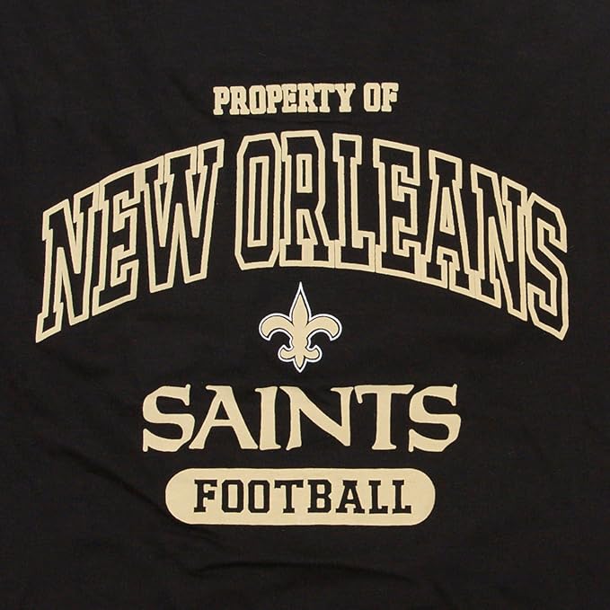 NFL New Orleans Saints Dog T-Shirt for Pets, Size Small. Officially Licensed Pet Shirt with Team Logo, Soft Stretchable Comfort Fit Apparel for Dogs & Cats