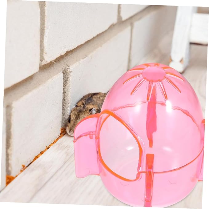Hamster Bath Container Smooth Edges Multi-Functional Guinea Pig Bathtub for Small Pets Bathing and Cleaning Needs