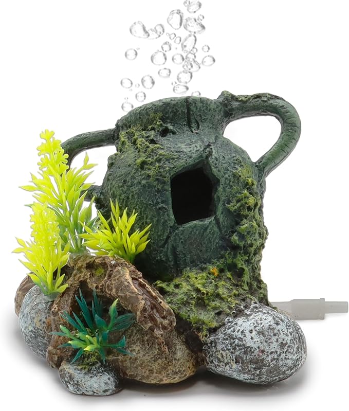 wave Amphora with Porous, Black