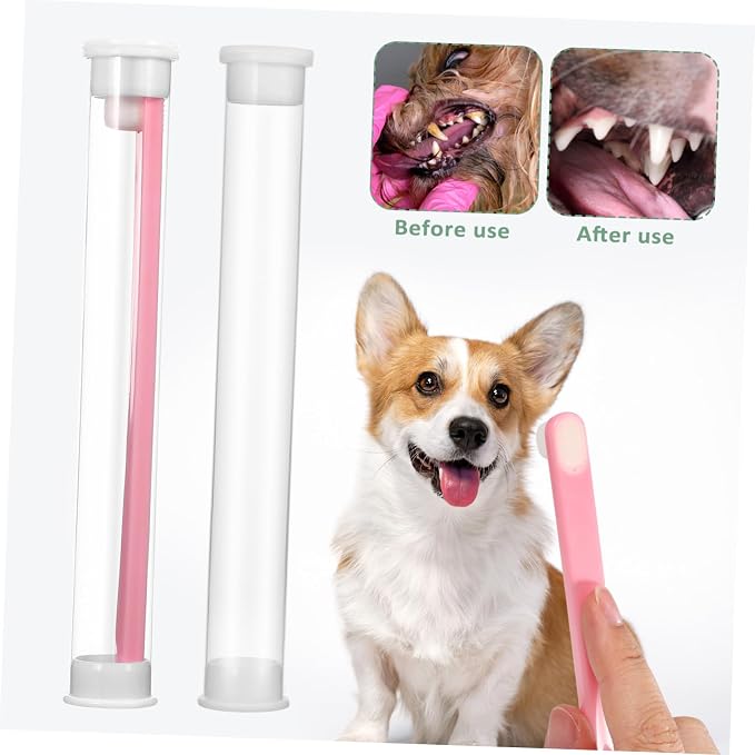 3pcs Soft Bristle PET Toothbrush Set for Dogs Cats and Rabbits Micro Head Oral Care for Small Breeds Gentle Tooth Cleaning Supplies