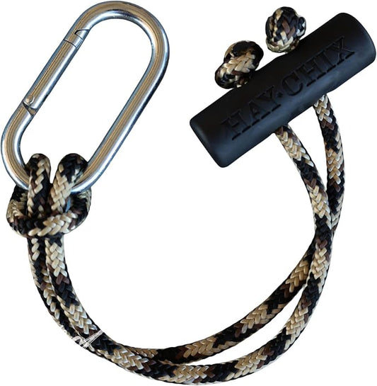 Water Bucket Straps for Horses | Hay Chix Adjustable Bucket Hangers for Horse Stalls | Horse Show Supplies | Durable and Versatile Strap for Stables and Barn Organization | 14 inches, Leopard