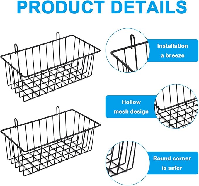 4 Pcs Rabbit Hay Feeder, Heavy Duty Metal Rabbit Hay Rack with Hooks Small Animal Cage Accessories Bunny Hay Feeder Holder Pet Grass Rack for Guinea Pig Chinchillas