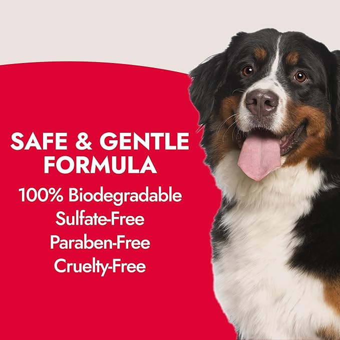 Kong Oatmeal Dog Shampoo, Soothes & Moisturizes, Oatmeal & Honey Scent - 18 fl oz, Biodegradable, pH-Balanced, Sulfate-Free, Cruelty-Free, for Sensitive Skin, All Coat Types, Made in USA
