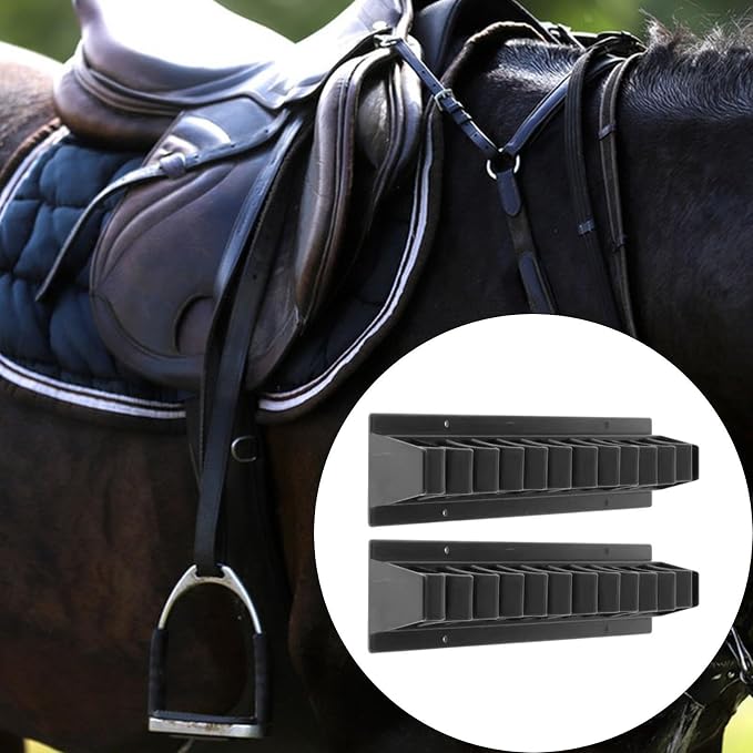2X Riding Rack Holders Equipment Storage Horse Stables Strong Brackets