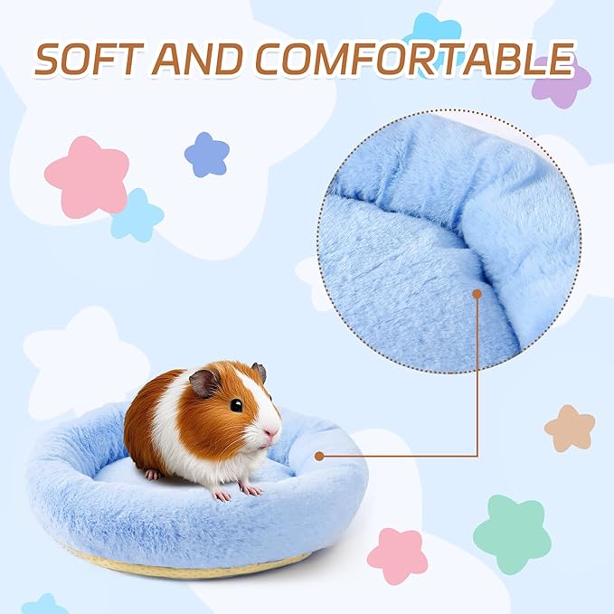 FEBSNOW Guinea Pig Beds, Hamster Bed Hedgehog Bed for Hamster Hedgehog Squirrel Tortoise Lizard and Other Small Animal