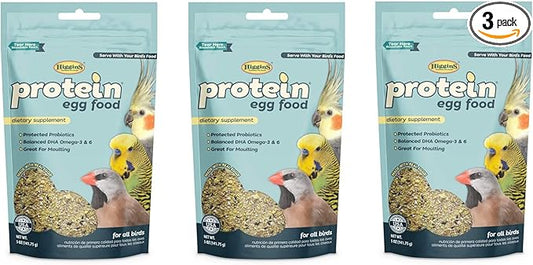 Higgins Protein Egg Food, 5 Ounces, for All Birds (3 Pack - 5 Ounces)