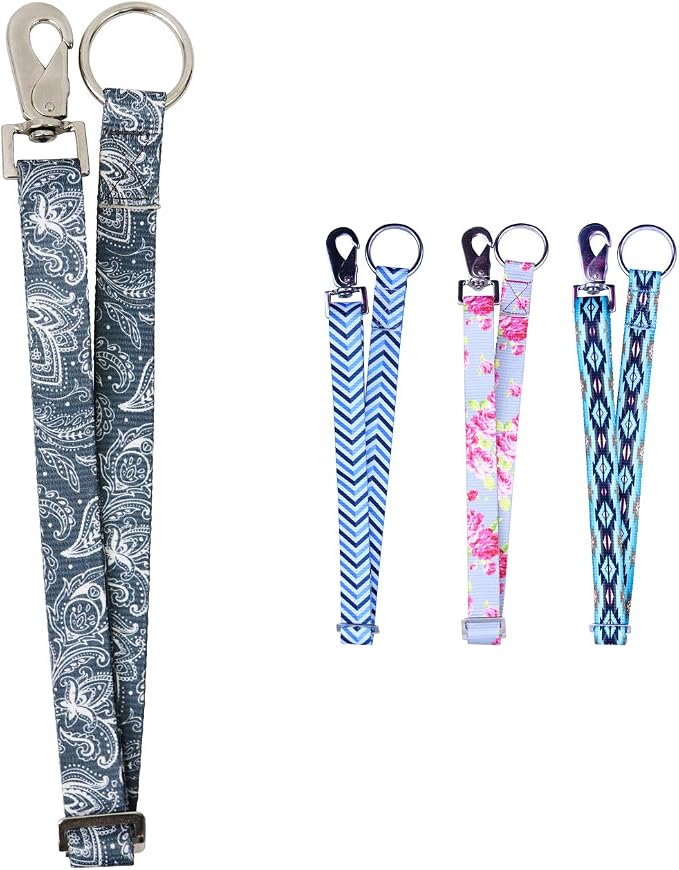 Derby Originals Heavy Duty Adjustable 30” Nylon Hanging Bucket Straps for Water and Feed Buckets - Available in 16 Colors and Patterns (Paisley)