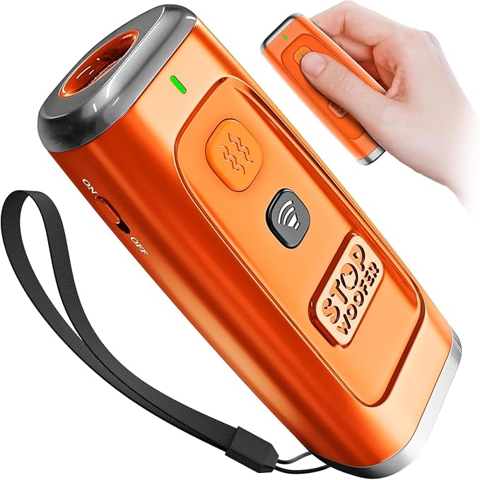 NEW 2026 Dog Bark Deterrent Device - Ultrasonic Anti Barking Device for Dogs - Humane Rechargeable Bark Control & Dog Training Tool for Small Medium Large Dogs - Indoor Outdoor Anywhere Daily