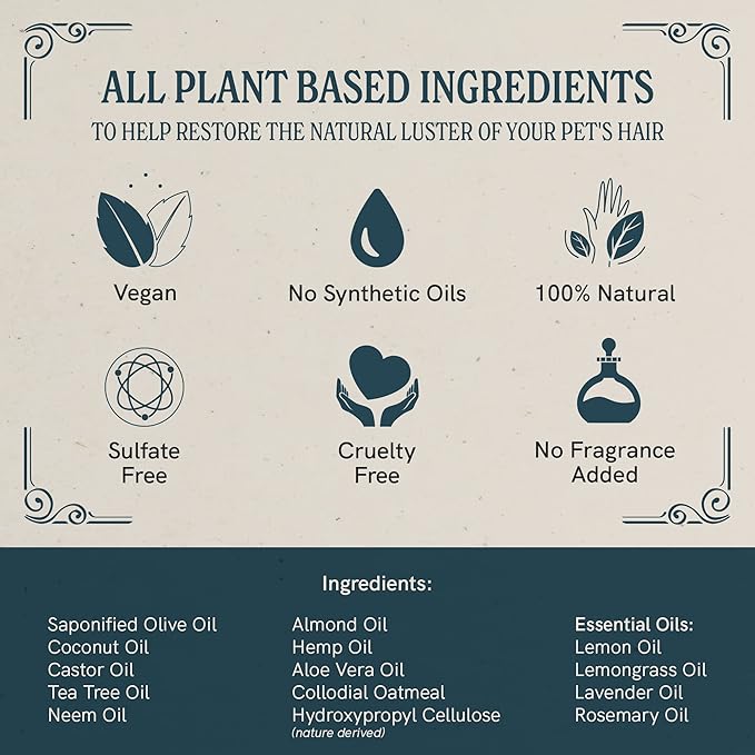 J.R.LIGGETT’S Natural Dog Shampoo Bar for Sensitive Skin - 100% Detergent Free, Non-GMO, Tear-Free Formula Gently Calms Dry, Itchy Skin - Safe for Puppies and for Regular Use - 3.5 oz Bar