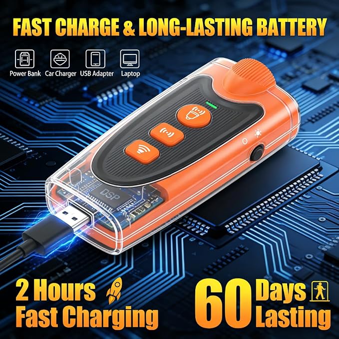 3X Ultrasonic Dog Bark Deterrent, 6 Training Modes, 23FT Range, 30-Day Battery, Rechargeable & Humane Anti-Barking Device for Indoor & Outdoor