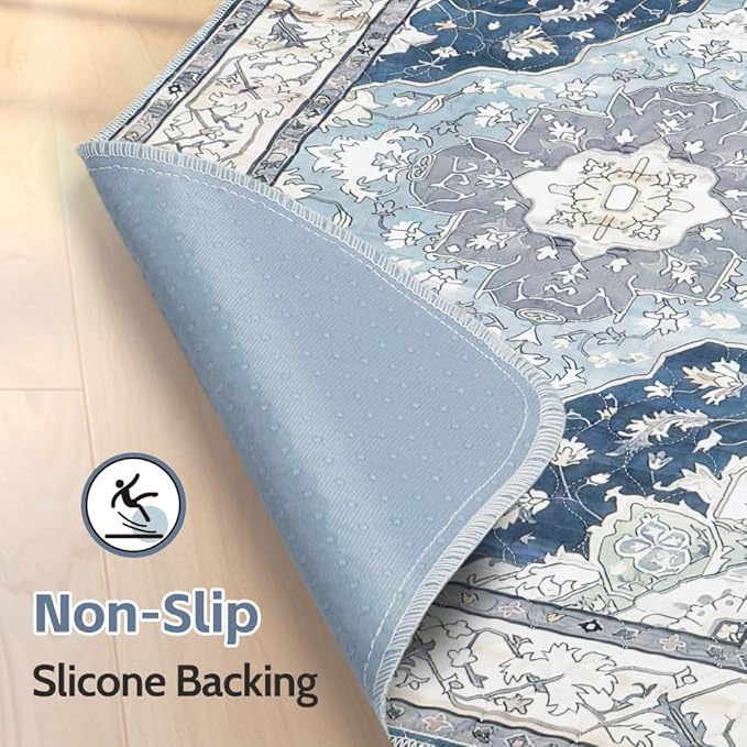 Washable Pee Pads for Dogs 2 Pack Reusable Puppy Training Pads 60"x48" Super Absorbent Waterproof Dog Training Pads, Non-Slip Potty Pads Whelping Pads Litter Mat Pet Supplies - Navy/Mix