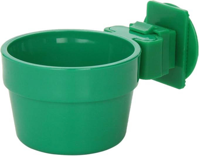 Ware Manufacturing Plastic Slide-N-Lock Crock Pet Bowl for Small Pets, 10 Ounce - Assorted Colors