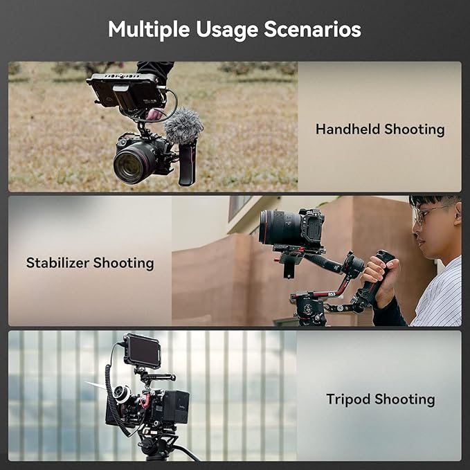 SmallRig Cage for Canon R8, Camera Cage for EOS R8 with1/4-20 Threaded Holes, 3/8"-16 Locating Holes for ARRI, Included Cold Shoe, QD Port and NATO Rail - 4212