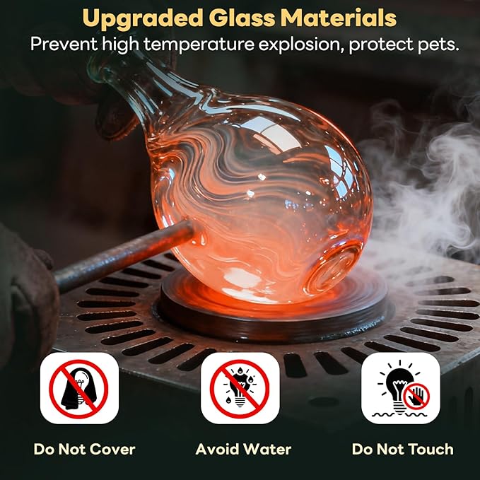 Reptile Heat Lamp, 2 Pack 100W Simulated Natural Sunlight Heat Lamp Bulbs Reptile Warm Light Lamps UVA Daylight Basking Light for Bearded Dragon Chameleon Turtle Snake Gecko Lizard Chicken, White