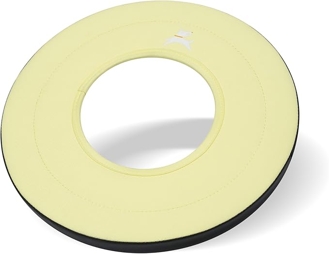 OllyDog Super Flyer, Floating Dog Disc for Water Play – Soft Durable Dog Fetch Toy, Eco-Friendly Recycled Material, Gentle on Teeth, Lightweight Flying Disc for Medium, Large Dogs (Sol, 11")
