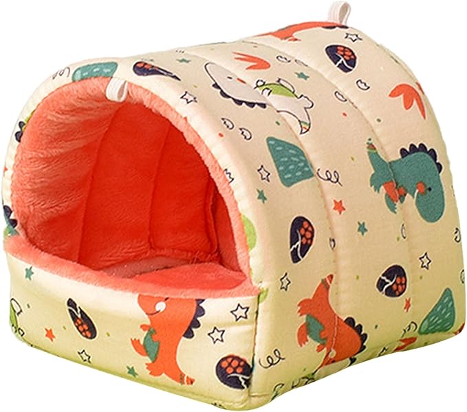 Pet Hammock Bed Habitat Decors Cage Hideouts Resting Mats Ferrets Play Winter Hideaways Pet Supplies Washable for Small Animals Hanging Bed for Small Pets