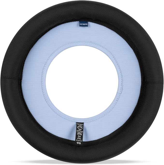 OllyDog Super Flyer, Floating Dog Disc for Water Play – Soft Durable Dog Fetch Toy, Eco-Friendly Recycled Material, Gentle on Teeth, Lightweight Flying Disc for Medium, Large Dogs (Blue Heron, 11")
