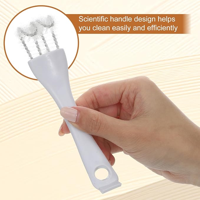 4 PCS Bird Cage Cleaning Brush Set, 3 Styles Cage Cleaner Brushes Set with Shovel, Cleaning Brushes Accessories for Pet Cages, Parrot Cages