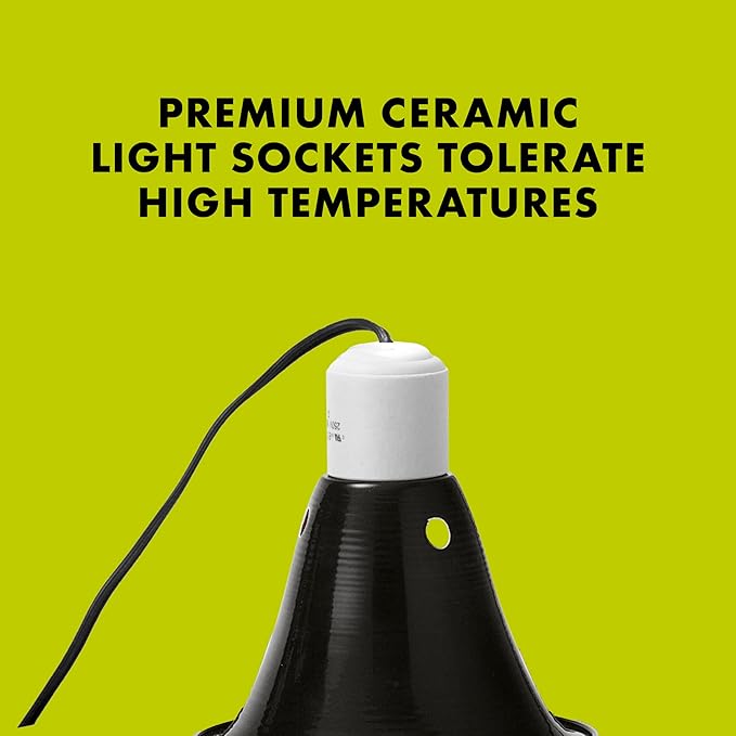 Zilla Premium Reflector Domes 5.5 Inches,Black