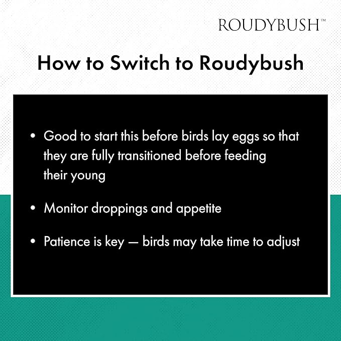 RoudyBush California Blend Pellets for Birds - Scientifically Formulated Bird Feed - Bird Food Pellets w/Dried Fruits, Vegetables & More - Nutritious & Healthy Feed for Birds (Small, 44oz)
