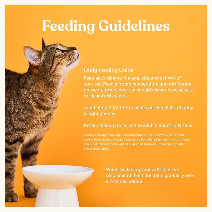 Made by Nacho Wet Cat Food, Cuts in Gravy, Limited Ingredients, Cage-Free Chicken Recipe with Bone Broth for Extra Hydration, (12) 3 oz. Pouches, Limited Ingredients