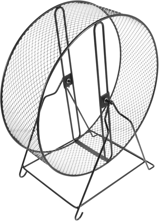 Hamster Cages Hamster Running Exercise Wheel- Silent Guinea Pig Exercise Wheel with Rack Small Animals Running Wheel Toys for Hamsters, Hedgehogs, Rats Hamster Cage