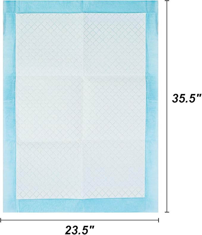Dog and Puppy Training Pads， Disposable Dog Pee Pads (20, 23.5"*35.5"(60*90cm))