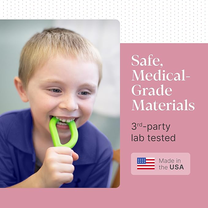 ARK Grabber Sensory Chew Tool, Sensory Toys for Kids and Adults, Chewy Fidget for Autism, ADHD, SPD, Anxiety, Medical-Grade Oral Motor Therapy Tools, XT, Firm, Teal