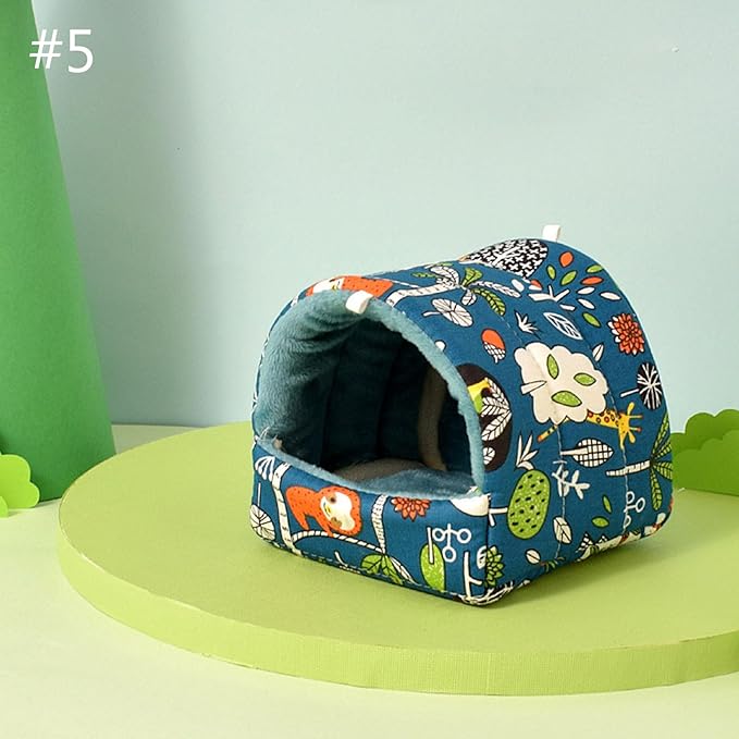 Pet Hammock Bed Habitat Decors Cage Hideouts Resting Mats Ferrets Play Winter Hideaways Pet Supplies Washable for Small Animals Hanging Bed for Small Pets