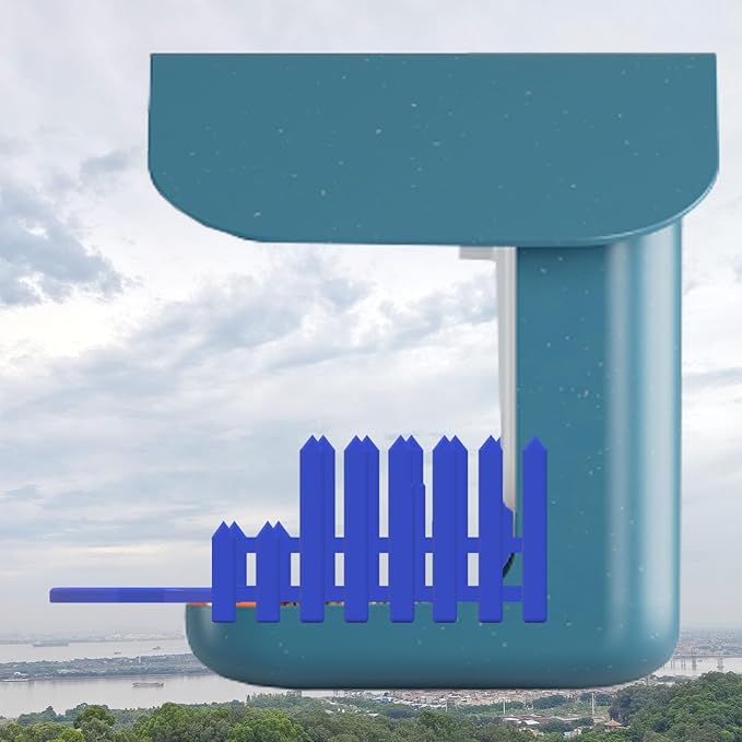 PIAOLGYI Perch and Tall Fence for Bird Buddy Birdfeeder,Accessories Compatible with Bird Buddy Birdhouse(Blue)