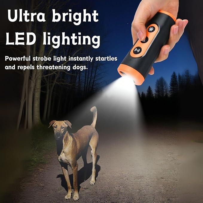 Dog Bark Deterrent Device, Upgraded Ultrasonic Anti Barking Device for Dogs, 35FT Range Auto Barkshield for Own & Neighbor's Dog, Safe & Effective No Barking Device for Dogs