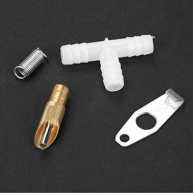 Yinhing 10pcs Set Stainless Steel Automatic Nipple Waterer for Ferrets Quality Pet Waterer Easy Installation (Duck Bill White)