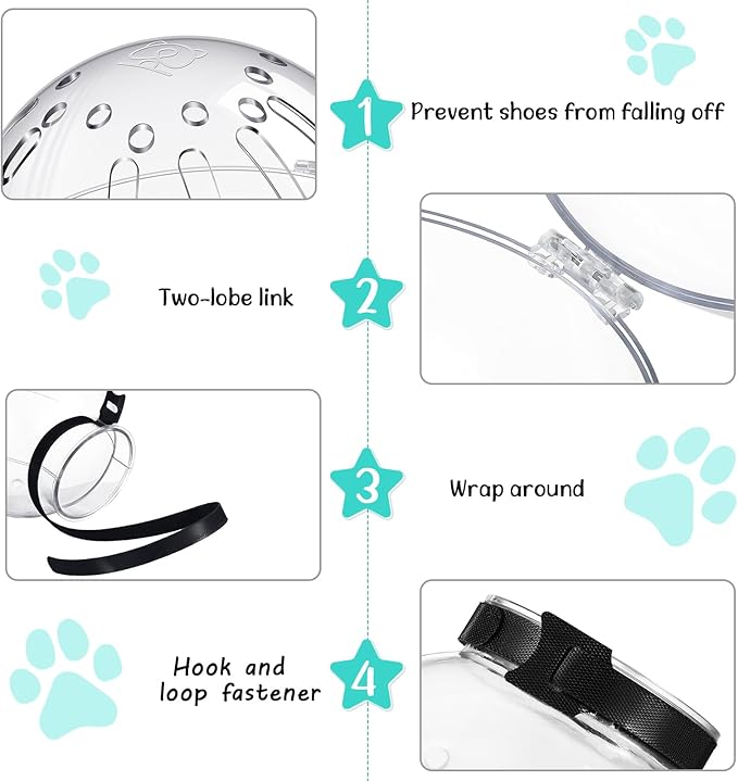 Cat Muzzle for Grooming Cat Adjustable Hood with Paw Covers, Kitten Breathable Anti Bite Muzzles Anti Scratch Boots Silicone Pussy Shoes Boots Kitten Paw Protector for Pet Bathing Shaving(Medium)