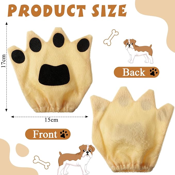 Syhood Puppy Dog Costume Set Ears Headband Bowtie Nose Tail Paw Gloves Accessories for Carnival