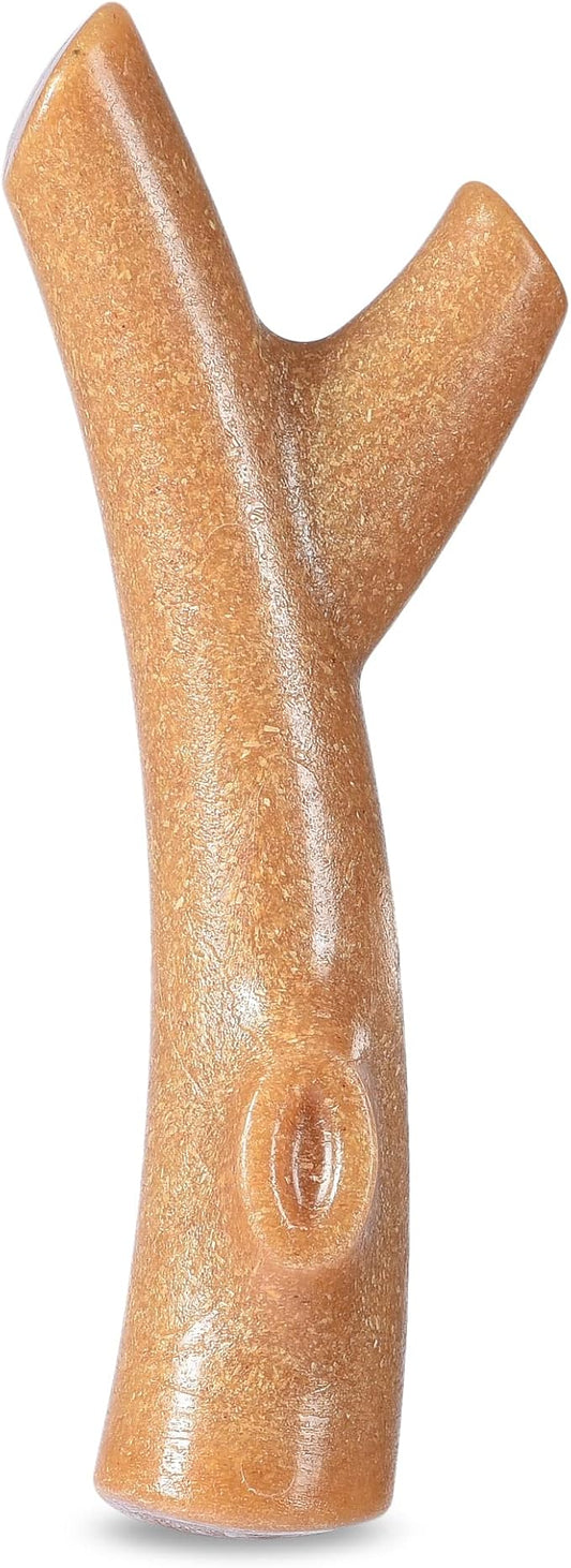 Arm & Hammer for Pets Barkies Tree Bark Compressed Wood Collection, 7 Inch Chicken Flavored Chew Toy for Dogs, Faux Stick, Splinter-Free, Safer Alternative to Chewing Sticks
