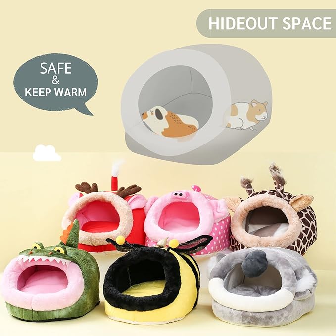 JanYoo Chinchilla House Ferret Bed Accessories Tunnel Pouch for Hedgehog Supplies(XL,Pig)