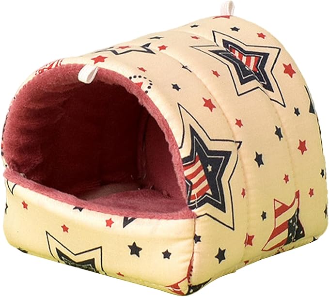 Pet Hammock Bed Habitat Decors Cage Hideouts Resting Mats Ferrets Play Winter Hideaways Pet Supplies Washable for Small Animals Hanging Bed for Small Pets