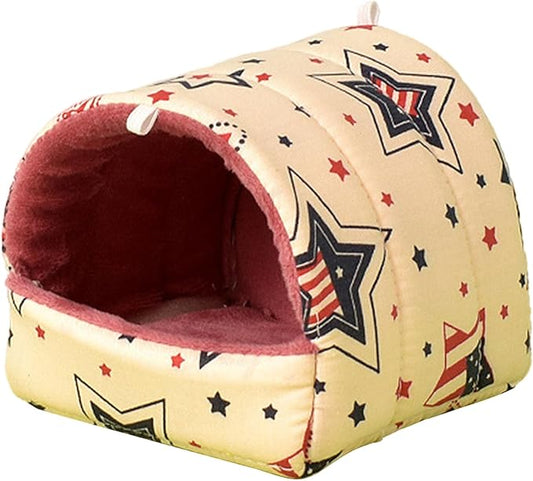 Pet Hammock Bed Habitat Decors Cage Hideouts Resting Mats Ferrets Play Winter Hideaways Pet Supplies Washable for Small Animals Hanging Bed for Small Pets