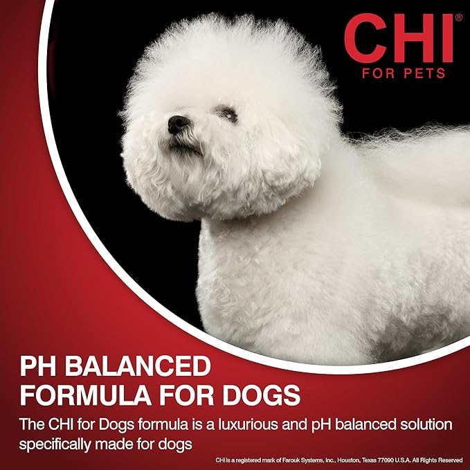 CHI for Dogs Oatmeal Conditioner, Moisturizing Professional Dog Grooming Formula for Sensitive Skin and Dry Coats, for All Breeds, Ionic Technology, Gallon Size, 128 Fl Oz