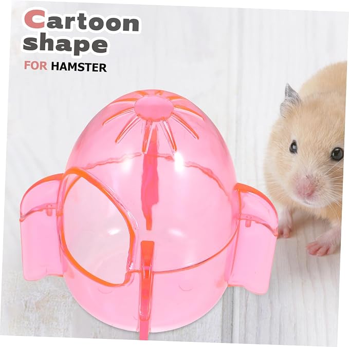 Hamster Bath Container Smooth Edges Multi-Functional Guinea Pig Bathtub for Small Pets Bathing and Cleaning Needs