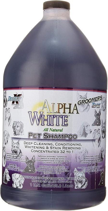 Groomers Edge Alpha White Shampoo, 1 Gallon