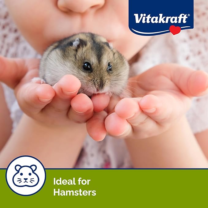 Vitakraft Hamster Strawberry Drops Treats 5.3 oz - Wholesome Small Animal Snacks with Yogurt and Fruit Flavor - Tasty Reward for Hamsters Gerbils and Other Little Pets