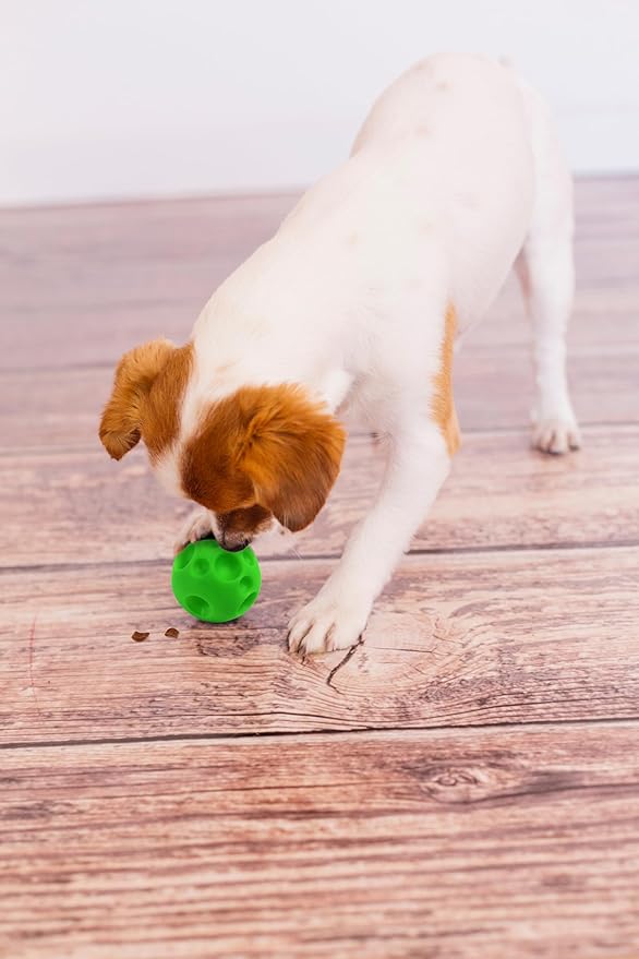 Omega Paw Giggle Tricky Treat Ball Large, Dog Toy, Treat Dispensing Toy